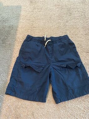 Cat & Jack Navy Blue Cargo Shorts with Drawstring